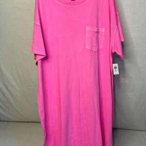 Old Navy Pink T-Shirt Dress